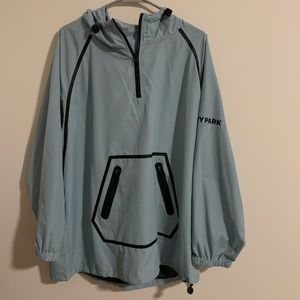Ivy Park Windbreaker/Raincoat Light Blue Size M